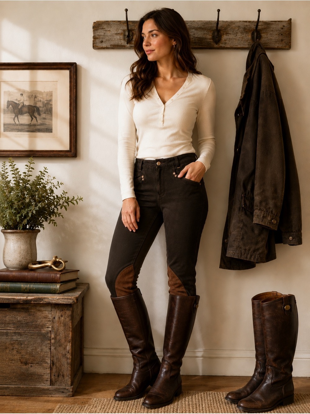 Ralph Lauren Wool Jodpur Pant